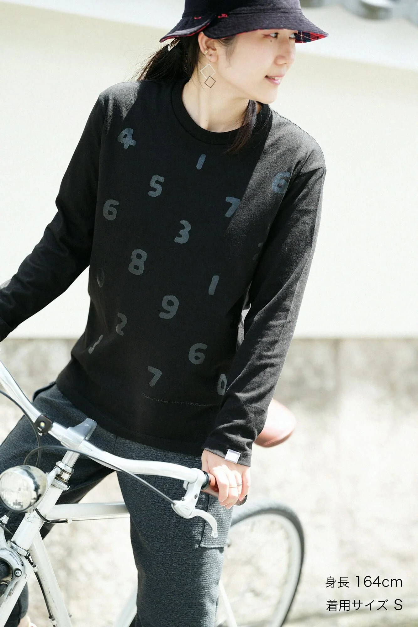 SO-SU-U 長袖Tシャツ2 [5.6]／ブラック×ブラック - Image 3