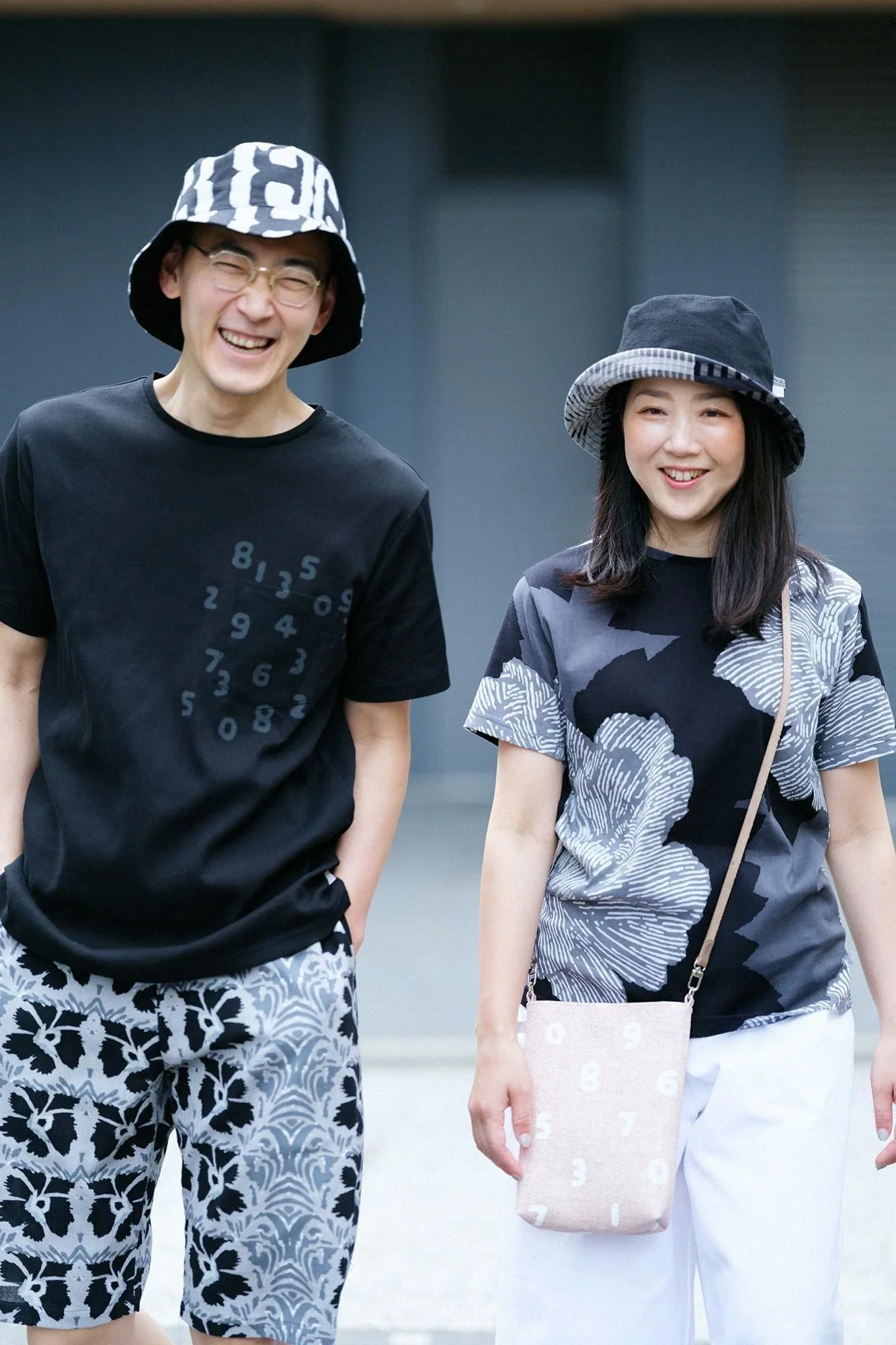 高島縮 40/40 半袖Tシャツ／芍薬（しゃくやく） - Image 7