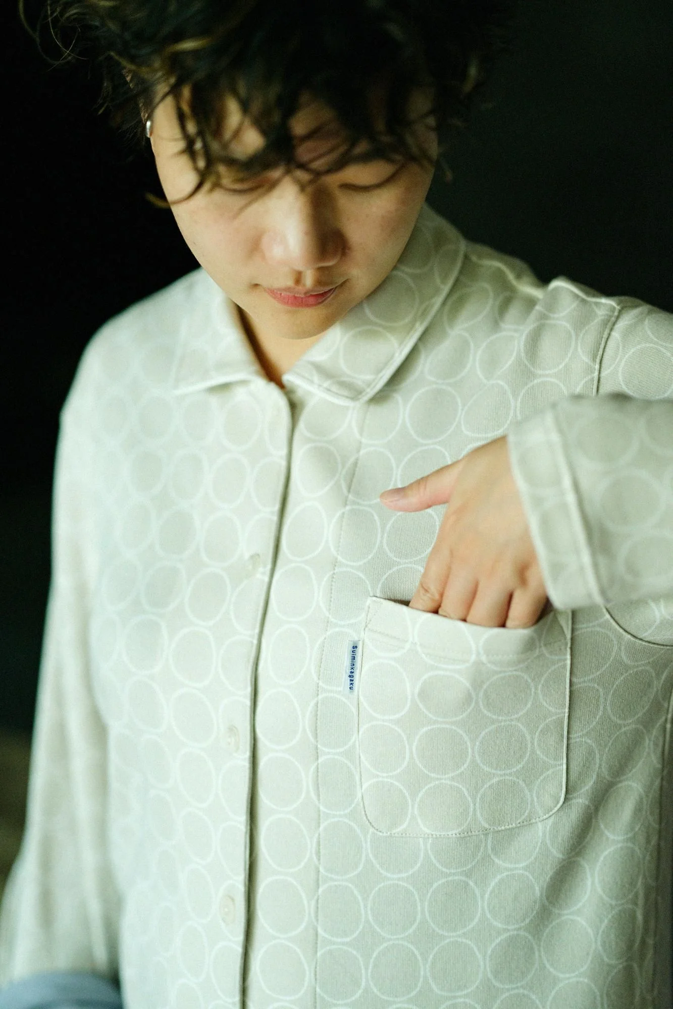 【net限定】ワコール/睡眠科学  パジャマ／わならべ　灰白色（かいはくしょく） - Image 5